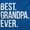 Royal, variant on Best Grandpa Ever Grandfather Poppop Zip Hoodie Sweatshirt Men Brisco Brands X