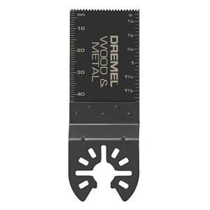 Dremel MM482 Universal Quick Fit Bi- Metal Wood & Metal Flush Cut Oscillating Blade