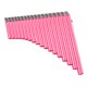 thumbnail image 1 of Flauta 18 tubos Panpipe música instrumento de viento y bolsa para estudiantes principiantes, idea de regalo para músico principiante Zhivalor  BST2000031-6, 1 of 6