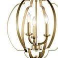 thumbnail image 6 of Kichler Voleta 16 1/2"W Brushed Nickel 3-Light Foyer Pendant, 6 of 7