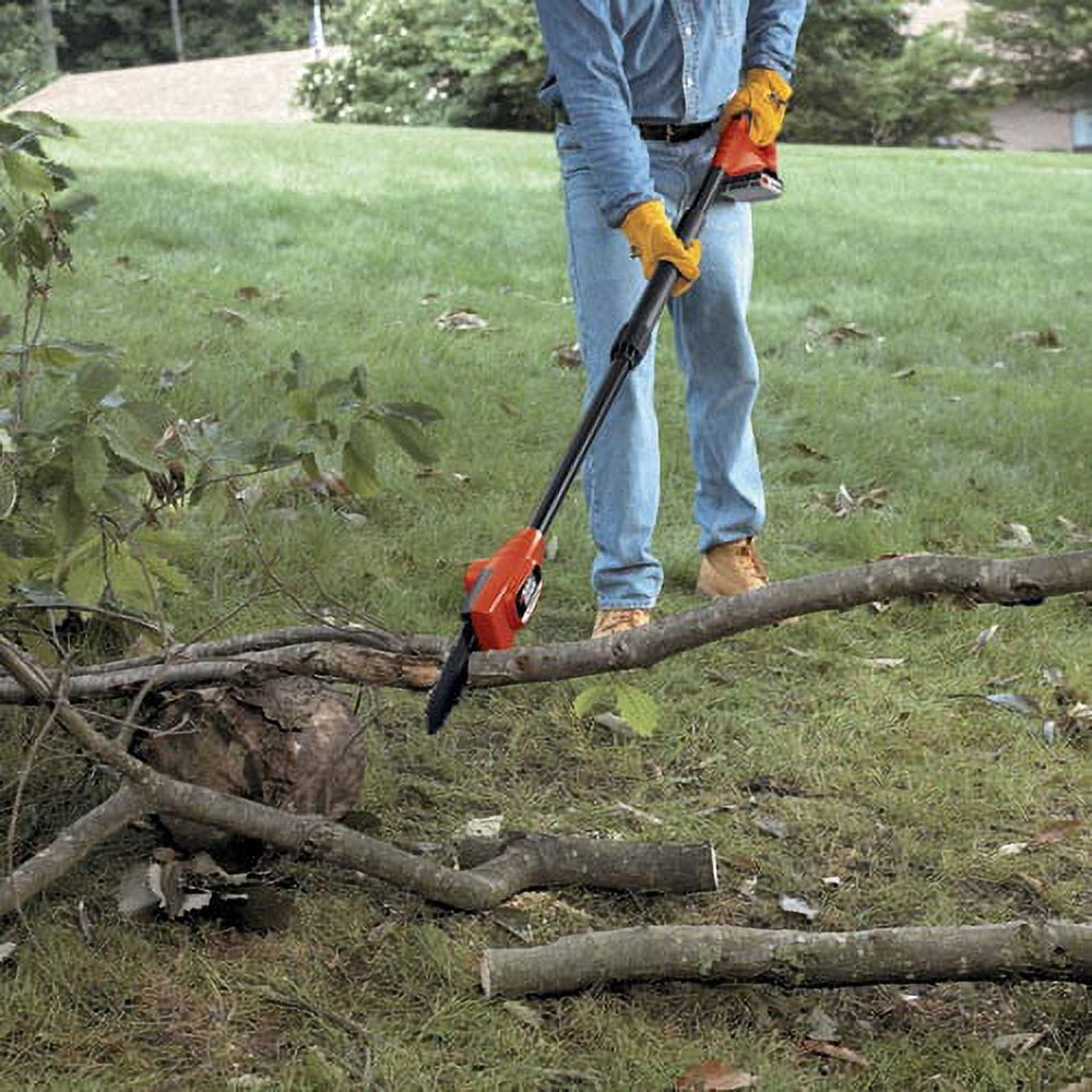 BLACK+DECKER 20V Max Pole Saw for Tree Trimming, Cordless, with