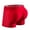 Red, variant on JOCKMAIL Mens Underwear Boxer Mens Padded Boxers Shorts Mesh Breathable Hips Enhancing Mens Boxers with Removable Cup