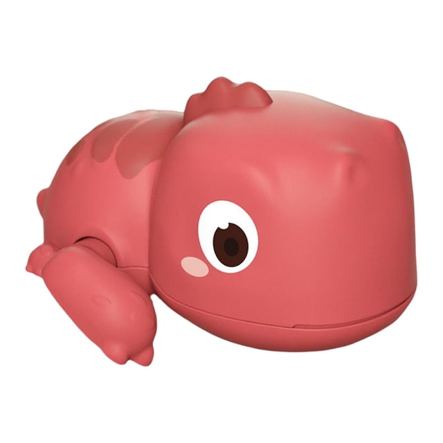 Juguetes de baño divertidos con cuerda para bebé, juguetes de ducha para bañera, juguete de baño para bebé para pequeños tiranosaurio rojo perfke Juguetes de baño de dinosaurio