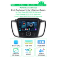 thumbnail image 2 of 8 Core 4+64GB Car Stereo Radio for Ford Kuga 2012-2018 Ford Escape 2013-2019 with Apple CarPlay/Android Auto/GPS Nav/Wi-Fi/4G LTE/BT 5.0/Backup Camera, 2 of 14