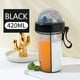 thumbnail image 1 of Botella de agua deportiva de 420 ml | Vaso de plástico portátil a prueba de fugas con tapa y correa de transporte | Material de PC y PP sin BPA para exteriores, viajes, gimnasios, oficinas, 1 of 3