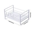 thumbnail image 3 of Ganfancp Esponja Estante Estante de Almacenamiento de Hierro Esponja Escurre Rackes Acero Alambre Jabón Lavavajillas Paño Cocina Almacenamiento Artículos En Liquidación 1* Organizador, 3 of 6