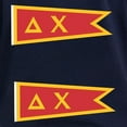 thumbnail image 3 of CafePress - Delta Chi Flag Long Sleeve T Shirt - Women's Long Sleeve Graphic Tee Casual Fit, 3 of 4
