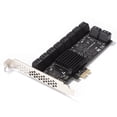 thumbnail image 4 of Tarjeta PCIe SATA Riser 20 Puerto Expansión 3.0 Adaptador Controlador 6GBPS para Escritorio, 4 of 9