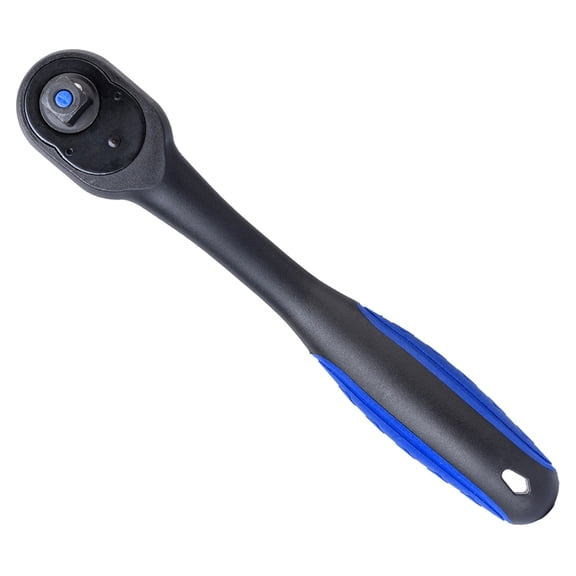 3/8 Inch Ratchet Set, Ratchet Handle with Teardrop Head, Comfort Grip, Quick-Release Ratchet Set, Reversible Design