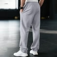 thumbnail image 5 of Men's Tall Sweatpants Long Cotton Yoga Pants Athletic Lounge Casual Pants for Men with Pockets Light Gray L, 5 of 5