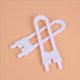 thumbnail image 5 of BRIGHTFUFU 8 piezas de plástico en forma de U para bebés, niños, niños, seguridad, protección, cerradura, armario, puerta, cerradura, protector de seguridad para bebés (blanco), 5 of 8