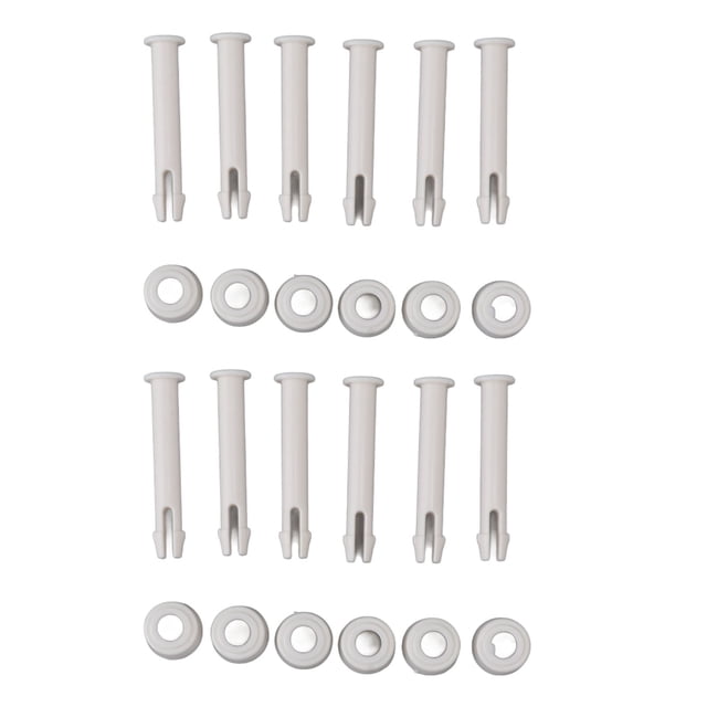 12-Pack PVC Pool Joint Pin & Lock Kit - 7cm Replacement Parts Compatible with INTEX 28270/28272 Frame Pools, Eco-Friendly, Durable & Easy to Install, Portable Fixing Accessories with Exquisite