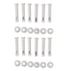 thumbnail image 1 of 12 Pack Kit de montaje de piscinas con soporte, perno de unión, pasador de unión de PVC, práctico pasador de unión para INTEX 28270 28272 7 cm/2,8 pulgadas, 1 of 10