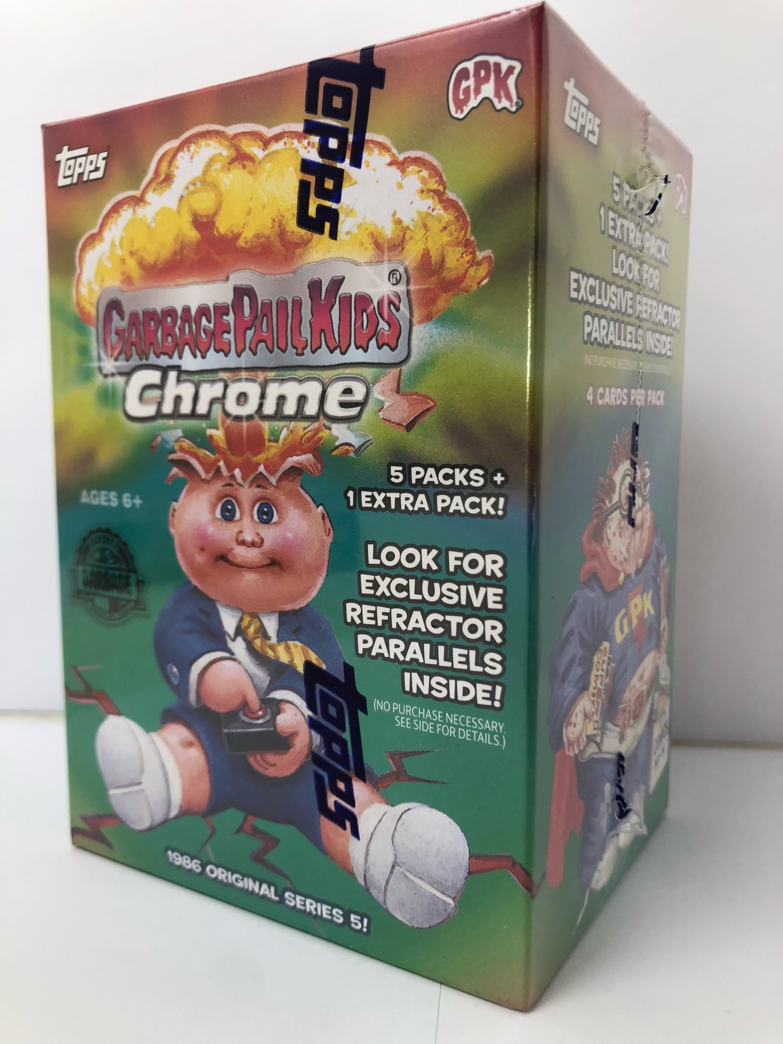 2個セット 未開封 2022 Topps GPK Chrome BLASTER 2022 Topps Garbage Pail Kids Chrome Trading Cards with Atomic