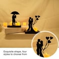 thumbnail image 6 of Iron Candle Holder Romantic Couple Candle Statue Gifts for Couple for Wedding Anniversary, 6 of 8