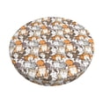 thumbnail image 1 of Balery Cartoon Cat Fundas de asiento para taburete de bar redondo de tela de terciopelo ajustables que protegen de arañazos y manchas para sillas de 14 a 17 pulgadas.-13 inch, 1 of 7