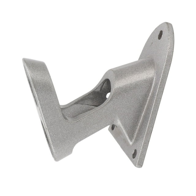 Support de Poteau de Drapeau en Alliage d'Aluminium Double Trou Épaississant Résistant Porte Drapeau pour Support de Poteau de Drapeau Extérieur