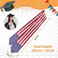 thumbnail image 6 of Karen Flag Thick Graduation Sash Stole Scarf Double Sided Honor Stole For Graduation Students Class Of 2024, 6 of 7