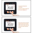thumbnail image 4 of Inclinómetro de transportador LCD digital 0-360 ° Transportador electrónico Carcasa de aleación de aluminio Caja de bisel digital Medidor de transportador Base magnética, 4 of 7