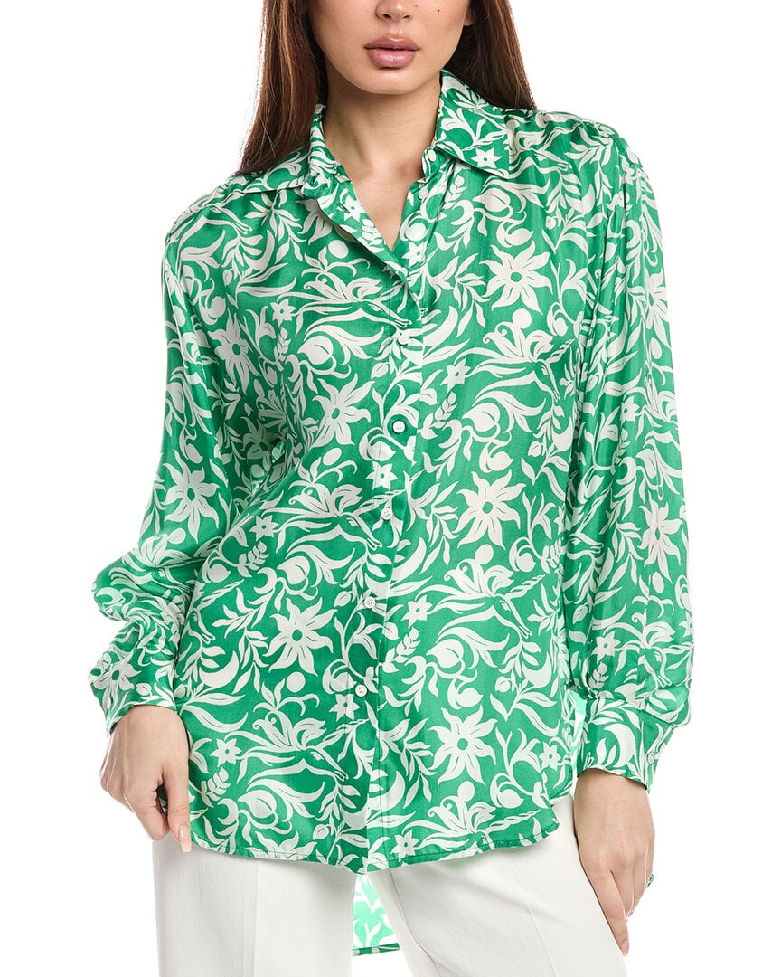 Maje womens Shirt, T1, Green - Walmart.com