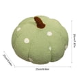thumbnail image 3 of Cute Wavy‑Point Plush Pumpkin Throw Pillow, Soft Stuffed Pumpkin Doll, Decorative Desktop Ornament for Halloween Thanksgiving Home Decor and Holiday Gifting, 3 of 6