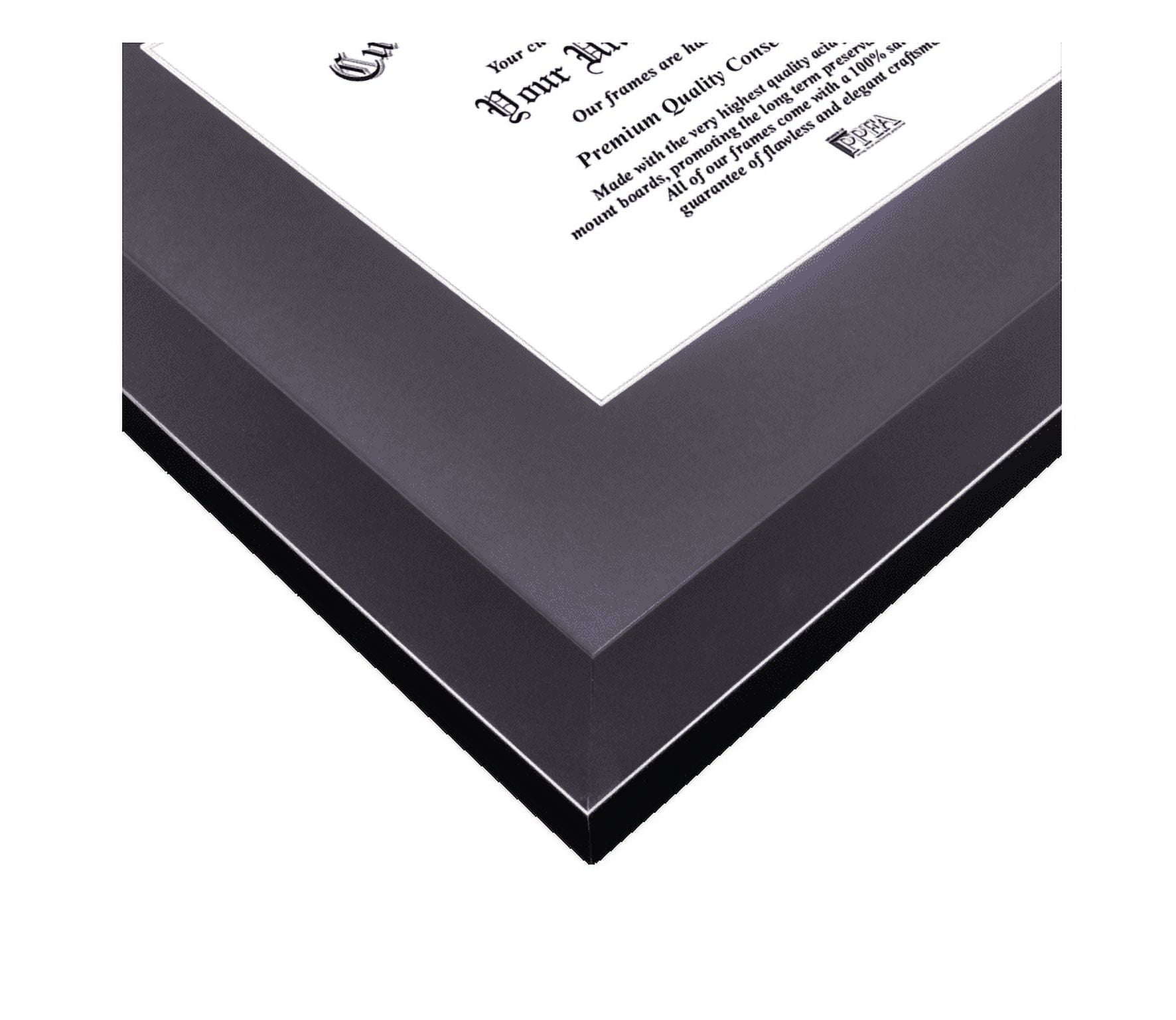 Indiana University, Bloomington 11w x 8.5h Manhattan Black Single Mat Gold Embossed Diploma Frame with Bonus Campus Images Lithograph (value savings at $59)