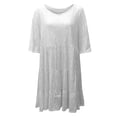 thumbnail image 5 of Sparkly Flowy Dress, Short Tiered Babydoll for Women Party Club Night, 5 of 9