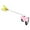 Pink, variant on OAVQHLG3B Interactive Cat Feather Toys, Cat Toys for Indoor Cats, Cat Toys with Collar, Cat Wand Toy
