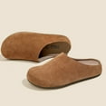 thumbnail image 6 of IUJSOY Closed Toe Clogs for Women Suede Soft Cork Footbed Mules Anti-Slip Slides Slip on Shoes, 6 of 6
