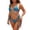 *1-Blue, variant on Women's 2 Piece Halter Triangle Bikini Set,Ladies Drawstring Swimsuit,Tie Side String Thong Swimwear For Women,White,Size L