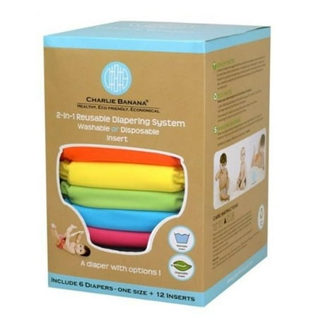 Winc Design Limited 889438 6 Diapers 12 Inserts Set Tutti Fruitti Small