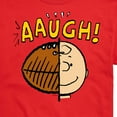thumbnail image 3 of Peanuts - C Brown Half Football Head - Men's Short Sleeve Graphic T-Shirt, 3 of 6