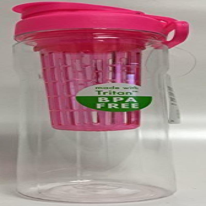 Fruit Infuser 119808BL Tritan Water Bottle, Blue, 28 oz