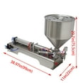 thumbnail image 3 of Paste Liquid Filling Machine Single Nozzles 100-1000ml Pneumatic Stainless Steel Piston Filler, 3 of 12