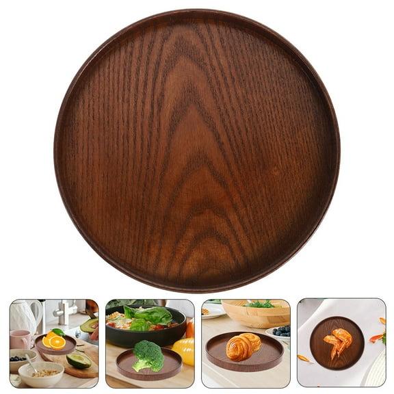 PAMINGONO Wedding Banquet Wood Serving Platter Light Brown Wood 1Set
