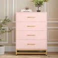 thumbnail image 3 of Wooden Bedroom Dresser – 3-Drawer Chest for Clothes Storage, Versatile Nightstand & Organizer, Traditional Style Wooden Dresser for Home, Apartment & Dorm, 3 of 9