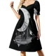 thumbnail image 4 of Vestido sin mangas Moon Ship Vestidos de noche Traje de verano para mujer Vestido, 4 of 8
