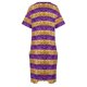 thumbnail image 4 of Vestido holgado con bolsillo para mujer vestido femenino a rayas de Baton Rouge Nueva York Nola Luisiana Los Ángeles California, 4 of 6
