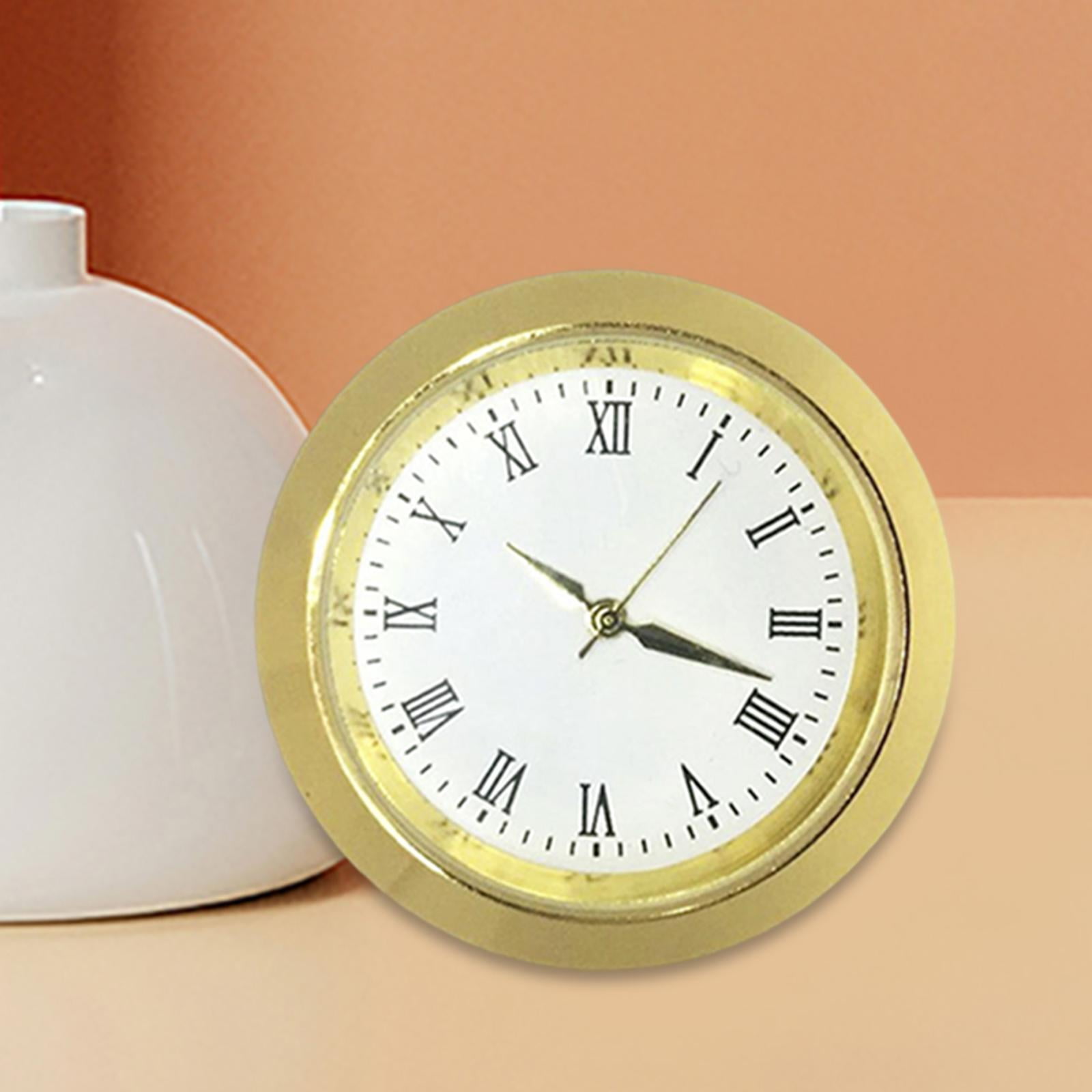 Classic Round Clock Insert DIY Clock Movement Clock Face Easy to Read