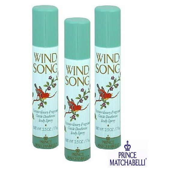 Wind Song by Prince Matchabelli Deodorant Spray 2.5 oz for Women