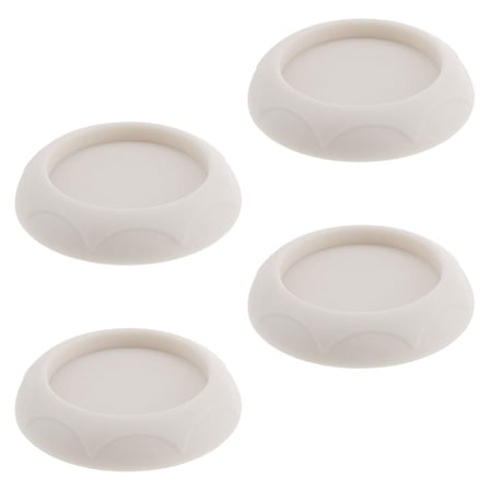 WEAVILUX 4pcs White Plastic Wall Cups for Gate , Wall Guards for Home Safety and Parent Use