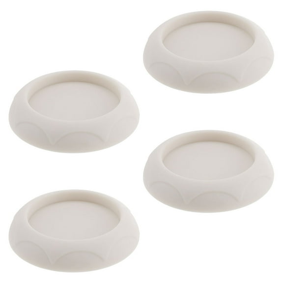 WEAVILUX 4pcs White Plastic Wall Cups for Gate , Wall Guards for Home Safety and Parent Use