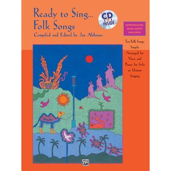 Pre-Owned Ready to Sing . Folk Songs: Ten Songs, Simply Arranged for Voice and Piano, (Paperback 9780739002261) by Jay Althouse