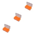 thumbnail image 2 of kurtrusly Fishing Tool Storage Box Solid Color Multi Compartment Replacement Bait Lure Fish Tools Case Organizer Accessories Orange 3Set, 2 of 6