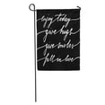 thumbnail image 1 of NUDECOR Phrases Inspirational Lettering Writing Text Enjoy Today Give Hugs Garden Flag Decorative Flag House Banner 12x18 inch, 1 of 2