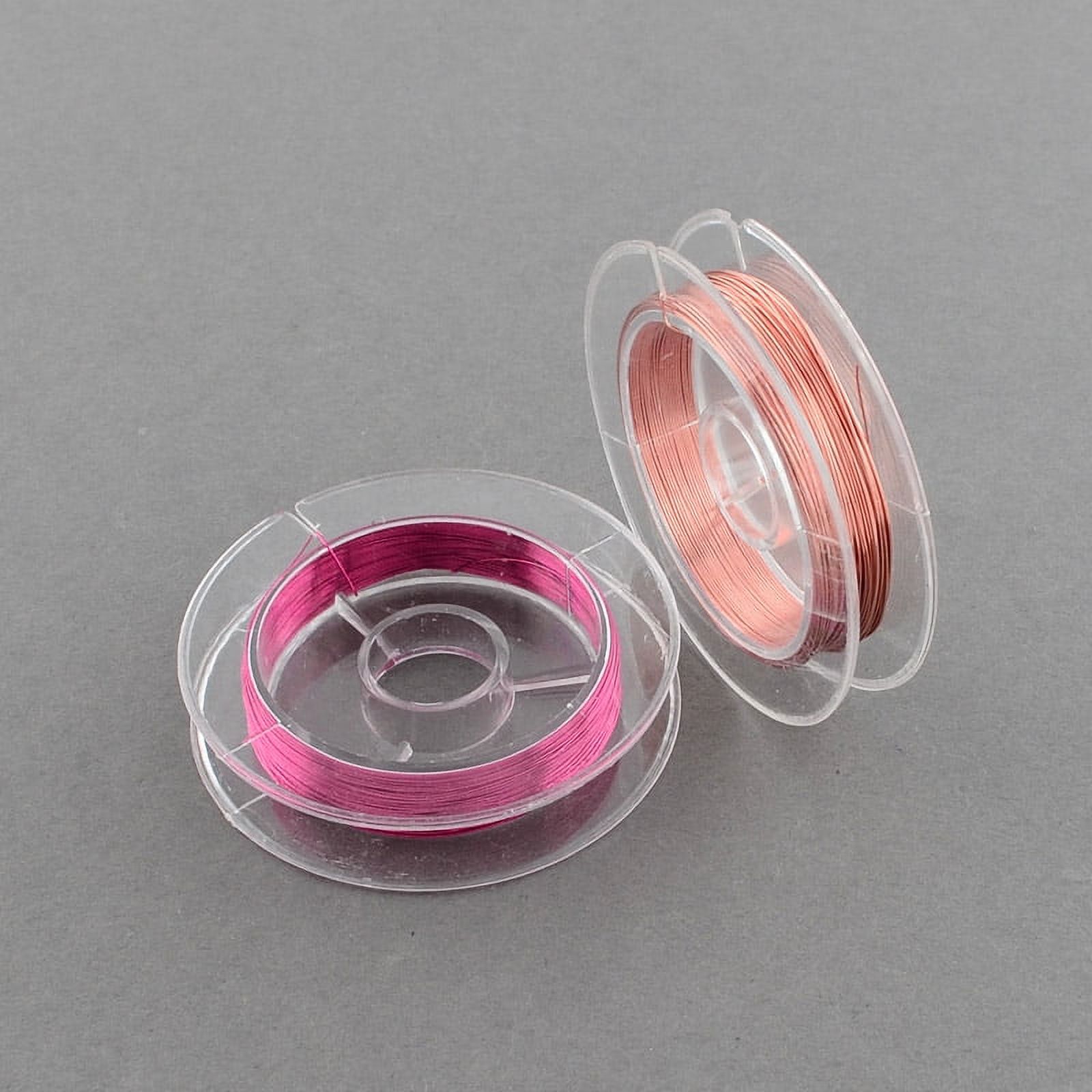 10rolls DIY Jewelry Findings Beading Wire Round Copper Craft Wire Mixed color 28 Gauge(0.3mm) about 32.8 Feet(10m)/roll
