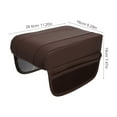 thumbnail image 4 of KAKOWELY armrest box cover Universal Car Center Console Armrest Cushion Easy Installation Heightening Mat For Extra Comfort Side Storage Space For Phone Wallet Snacks, 4 of 4