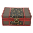 thumbnail image 4 of Joyero vintage, caja de almacenamiento de joyas vintage, cofre del tesoro vintage, organizador de joyas, el mejor de su clase Jadeshay A, 4 of 8