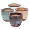 thumbnail image 1 of Shisuyan 4Pcs Mini Succulent Pots Ceramic Planters Mini Flower Cactus Pots Succulent Pots for Outdoor Indoor, 1 of 1