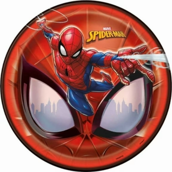 Spider-Man 9" 8ct Paper Party Dinner Plates